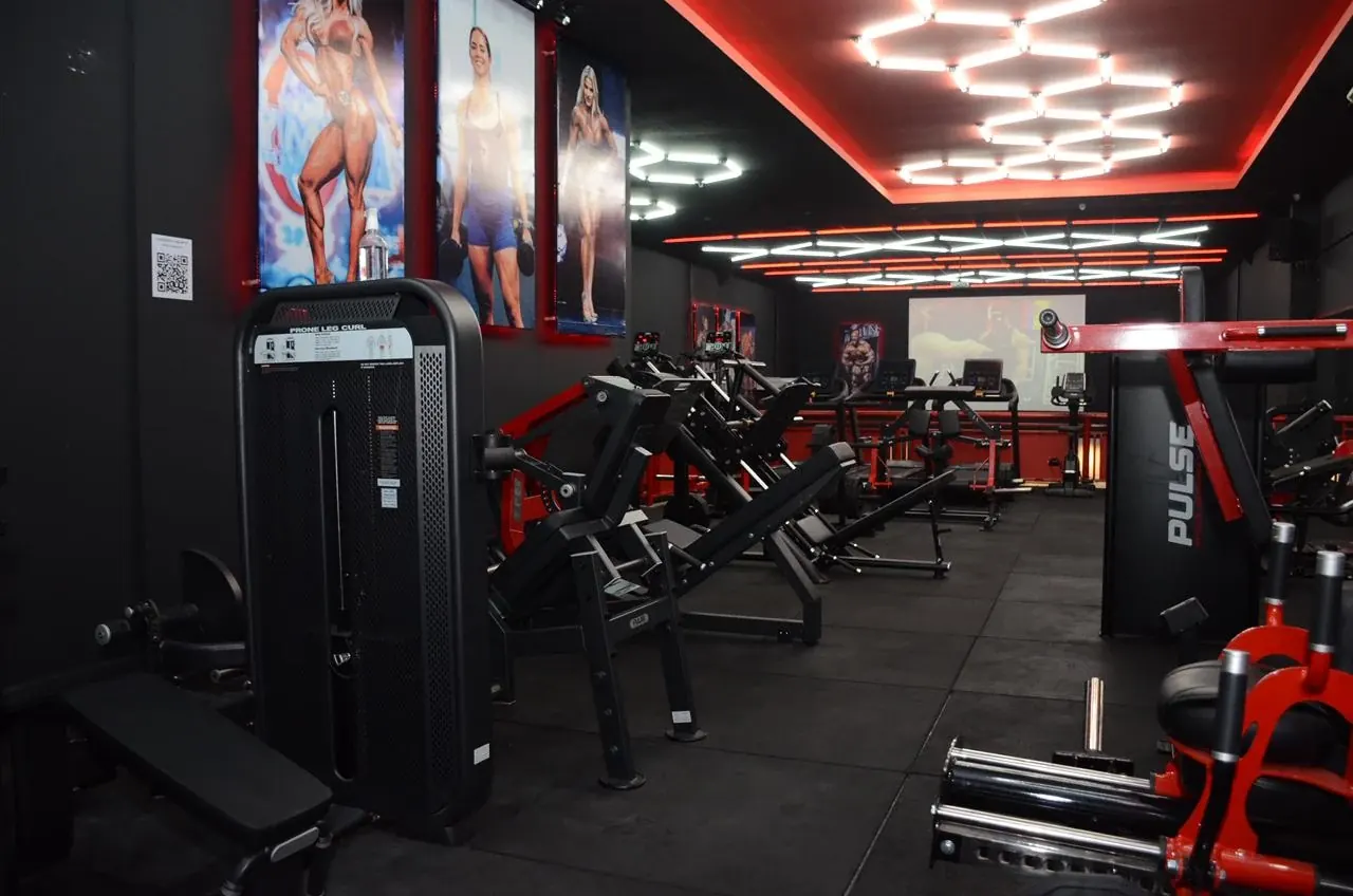 Sala de musculação premium